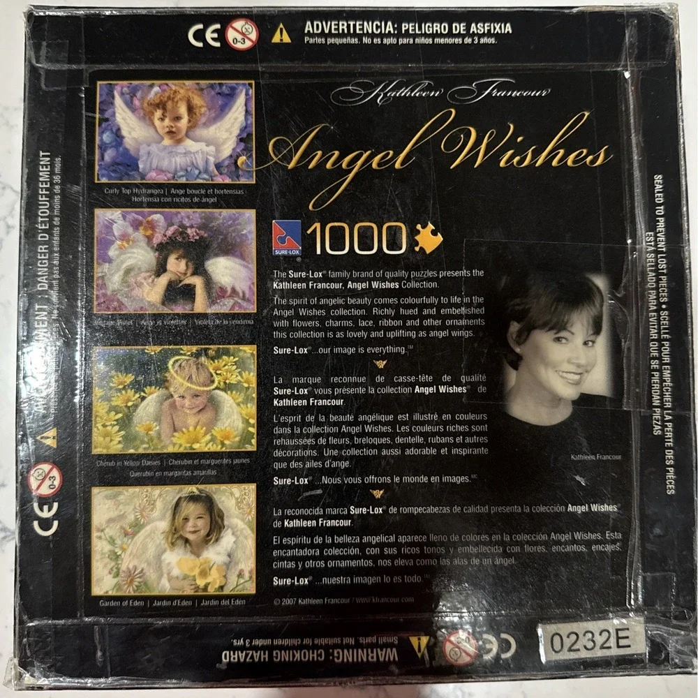 Kathleen Francour Angel Wishes Garden of Eden‎ 1000 Piece Jigsaw Puzzle Cottage
